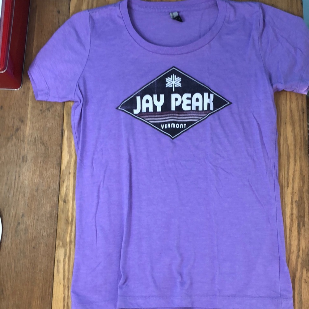 Jay Peak purple tee shirt